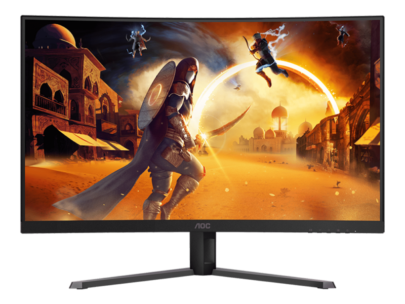 31.5” AOC CQ32G4E Frameless Curved 2K Gaming Monitor - image 1
