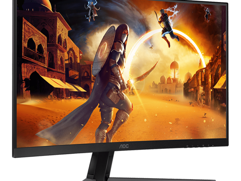 31.5” AOC CQ32G4E Frameless Curved 2K Gaming Monitor - image 3