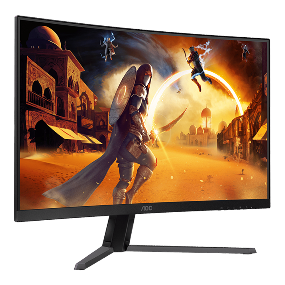 31.5” AOC CQ32G4E Frameless Curved 2K Gaming Monitor - Image 3