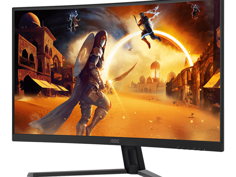 31.5” AOC CQ32G4E Frameless Curved 2K Gaming Monitor - image 2