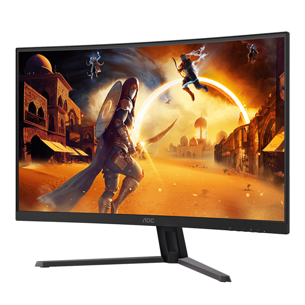 31.5” AOC CQ32G4E Frameless Curved 2K Gaming Monitor - Image 2