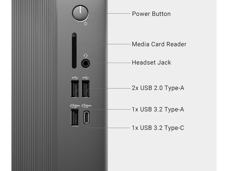 Dell ECT 1250, i5-14th Gen, 8 GB RAM, 512 GB SSD, Keyboard & Mouse, 1 Year Warranty - image 3