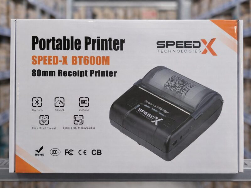Speed X BT-600M ~ 3 inch<br />Thermal Receipt Printer<br />( Bluetooth + Battery )