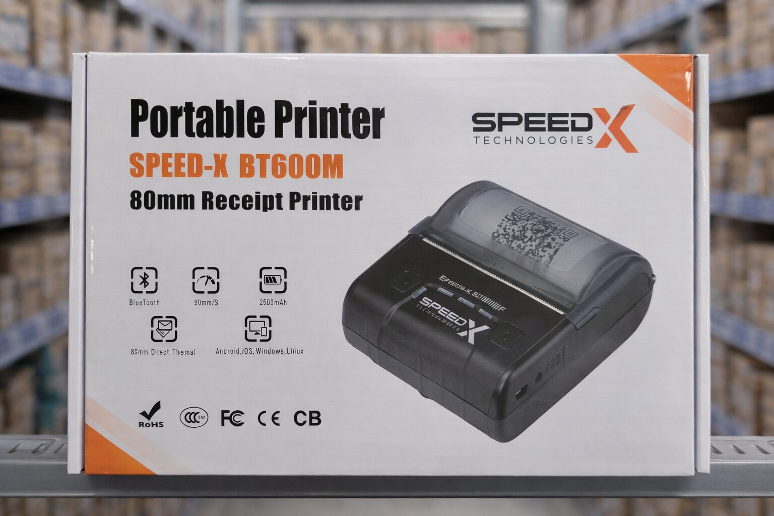 Speed X BT-600M<br/>Thermal Receipt Printer<br/>( Bluetooth )