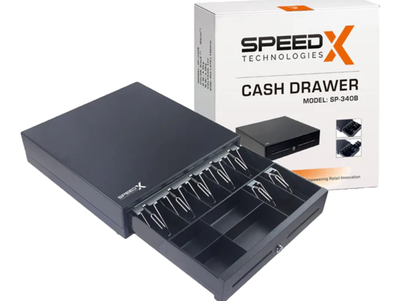 Speed X SP-340B<br />Cash Drawer<br />( 7 Bill / 4 Coins )