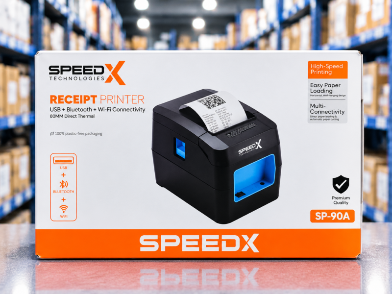 Speed X SP-90A<br />Thermal Receipt Printer<br />( USB + WIFI + Bluetooth)