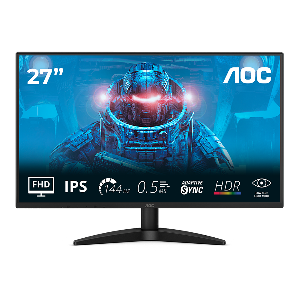 27” AOC 27B36X IPS/ 144Hz/ FHD 4-Sided Frameless Gaming LED Monitor