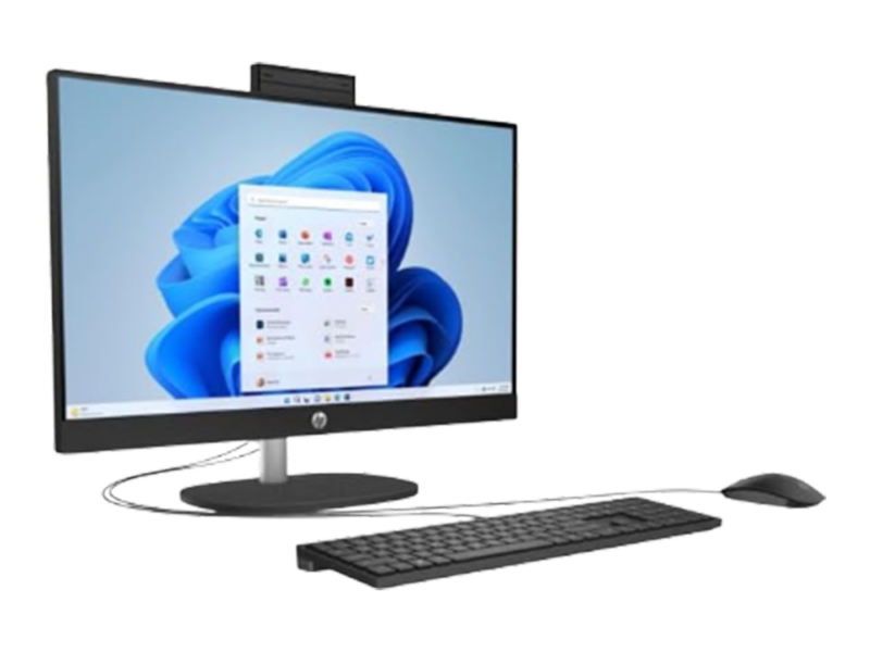 HP All in One, Core Ultra 5-225U , 8 GB RAM, 512GB Nvme M.2, 23.8″ Touch Display, Keyboard & Mouse, DOS, 1 Yr Warranty - image 2