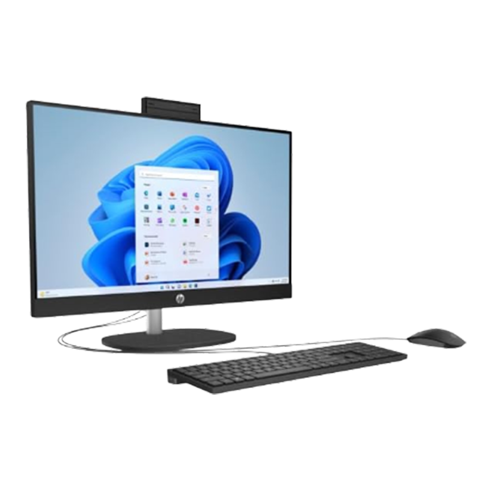 HP All in One, Core Ultra 5-225U , 8 GB RAM, 512GB Nvme M.2, 23.8" Touch Display, Keyboard & Mouse, DOS, 1 Yr Warranty - Image 2