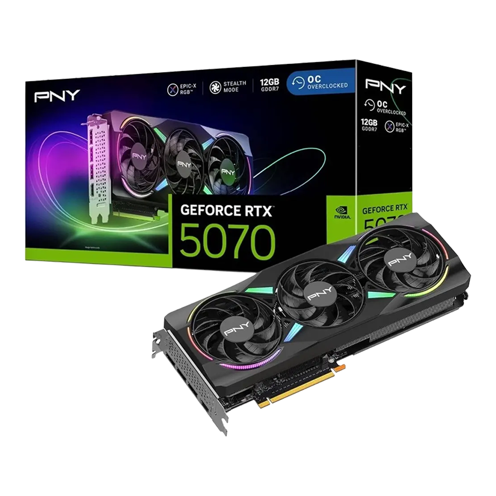 12GB GDDR7 GeForce RTX 5070 PNY Graphics Card