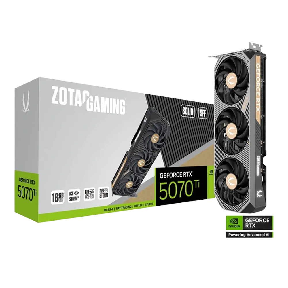 16GB GDDR7 GeForce RTX 5070Ti Zotac Graphics Card