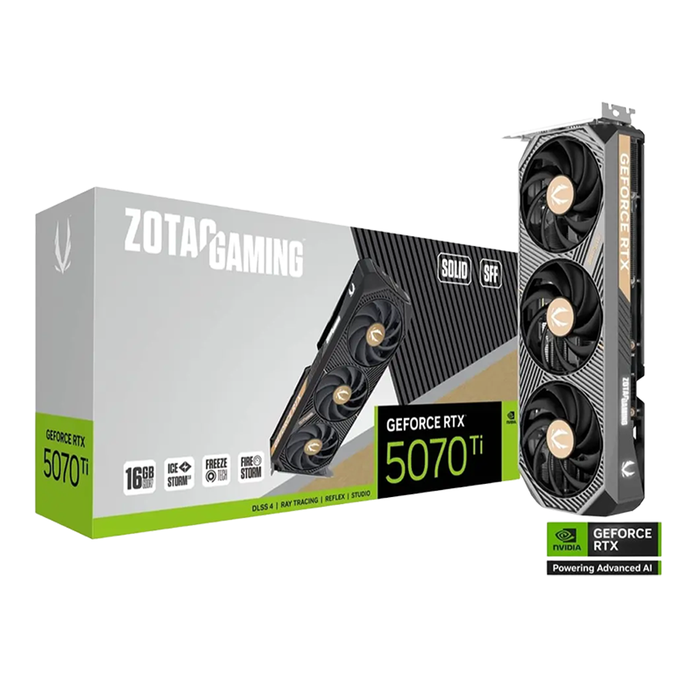 16GB GDDR7 GeForce RTX 5070Ti Zotac Graphics Card
