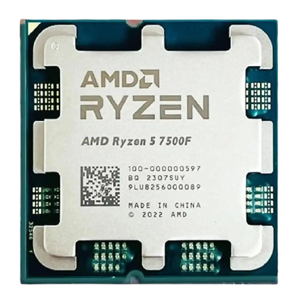 AMD Ryzen 5-7500F, 5.0 GHz, 32 MB Cache, 6 Cores and 12 Threads, AM5