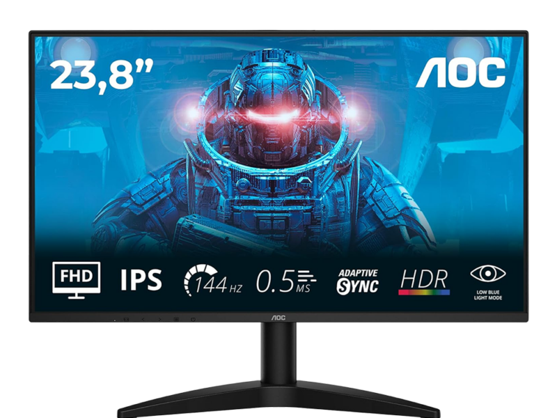 23.8” AOC 24B36X 3-Sided Frameless Gaming Monitor