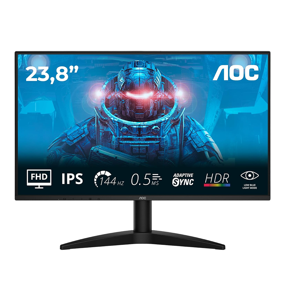 23.8” AOC 24B36X 3-Sided Frameless Gaming Monitor