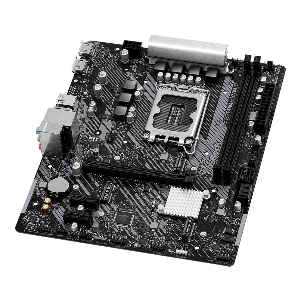 Asrock B760M-H2/M.2, DDR5, LGA1700 Motherboard - Image 3