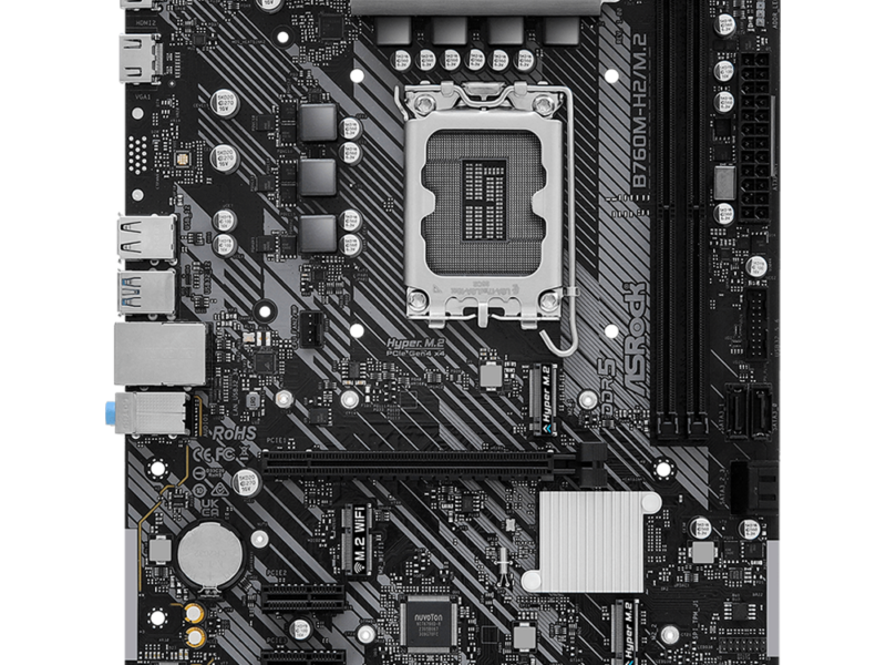 Asrock B760M-H2/M.2, DDR5, LGA1700 Motherboard - image 4