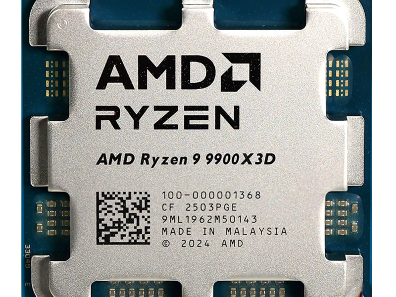 AMD Ryzen 9-9900X3D, 5.5 GHz, 140 MB Cache, 12 Cores and 24 Threads, AM5