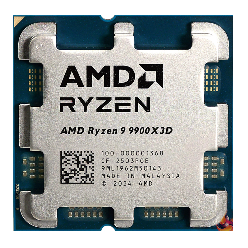 AMD Ryzen 9-9900X3D, 5.5 GHz, 140 MB Cache, 12 Cores and 24 Threads, AM5