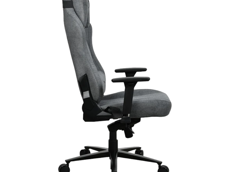 Arozzi Vernazza Soft Fabric Gaming Chair (Ash Gray) - image 3