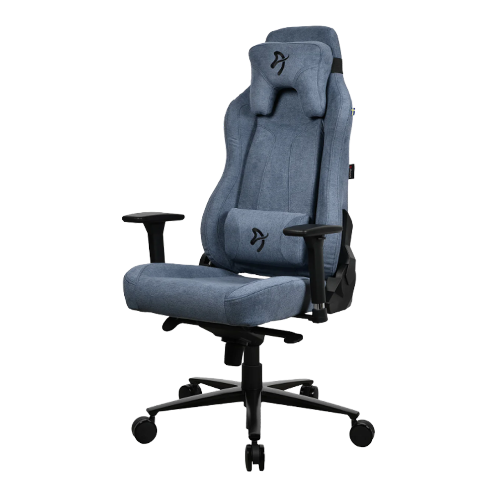 Arozzi Vernazza Soft Fabric Gaming Chair (Blue)