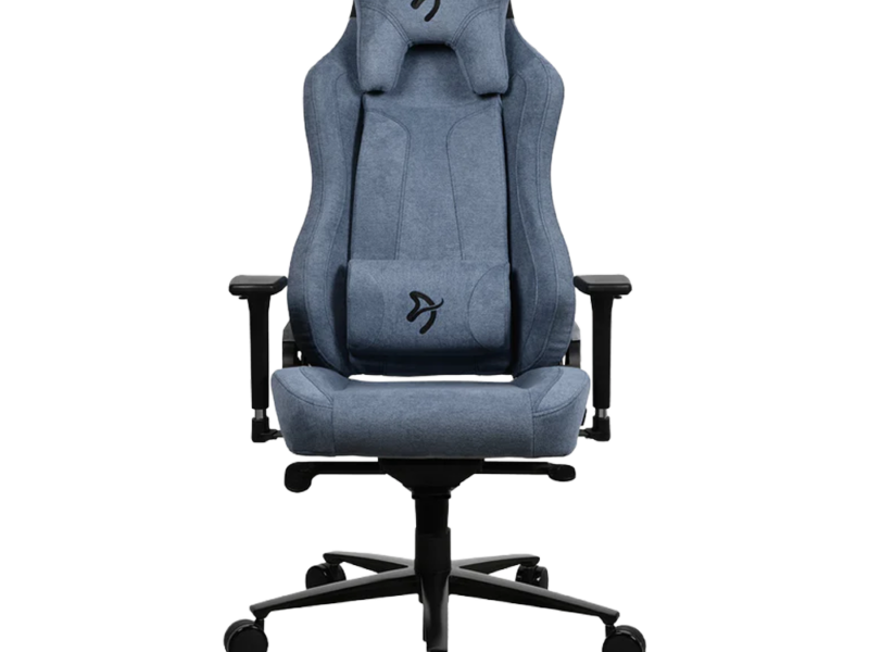 Arozzi Vernazza Soft Fabric Gaming Chair (Blue) - image 4