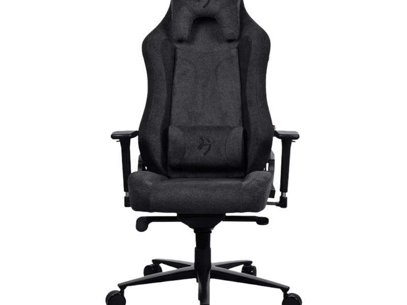 Arozzi Vernazza Soft Fabric Gaming Chair (Pure Black) - image 4