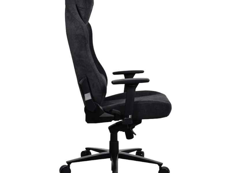 Arozzi Vernazza Soft Fabric Gaming Chair (Pure Black) - image 3