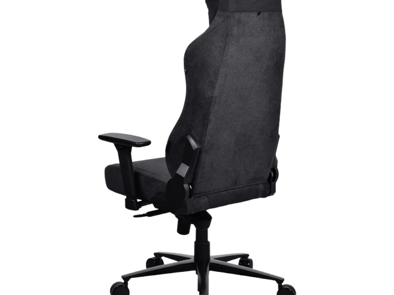 Arozzi Vernazza Soft Fabric Gaming Chair (Pure Black) - image 2