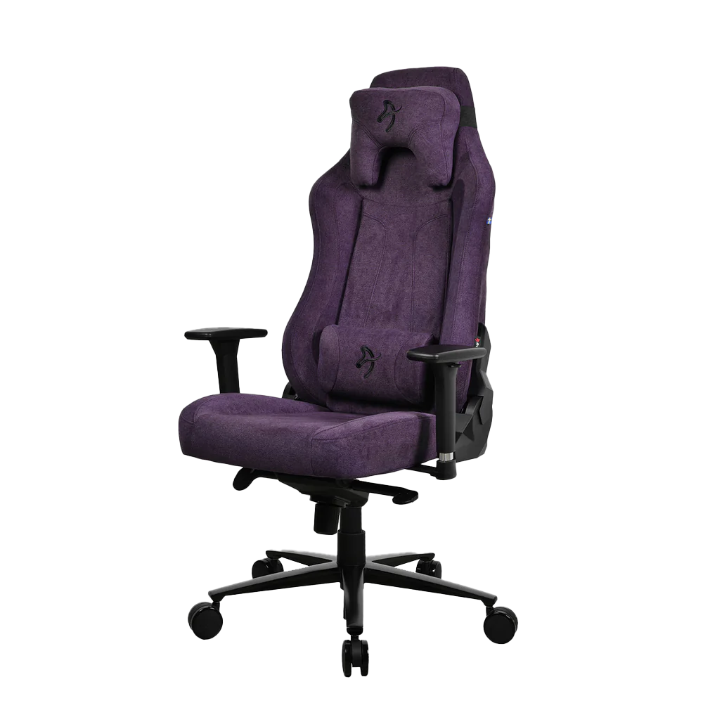 Arozzi Vernazza Soft Fabric Gaming Chair (Purple)