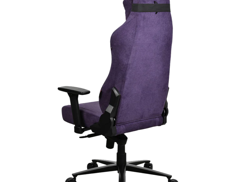 Arozzi Vernazza Soft Fabric Gaming Chair (Purple) - image 3