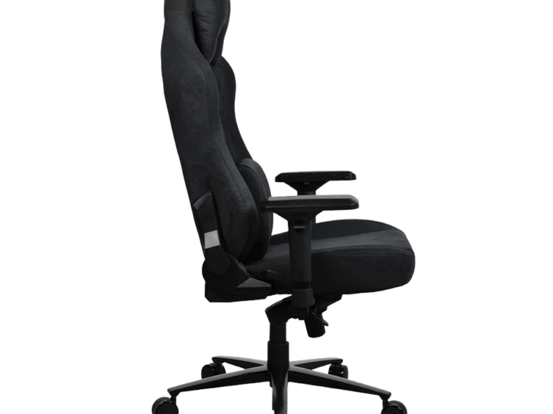 Arozzi Vernazza Super Soft Fabric Gaming Chair (Pure Black) - image 3