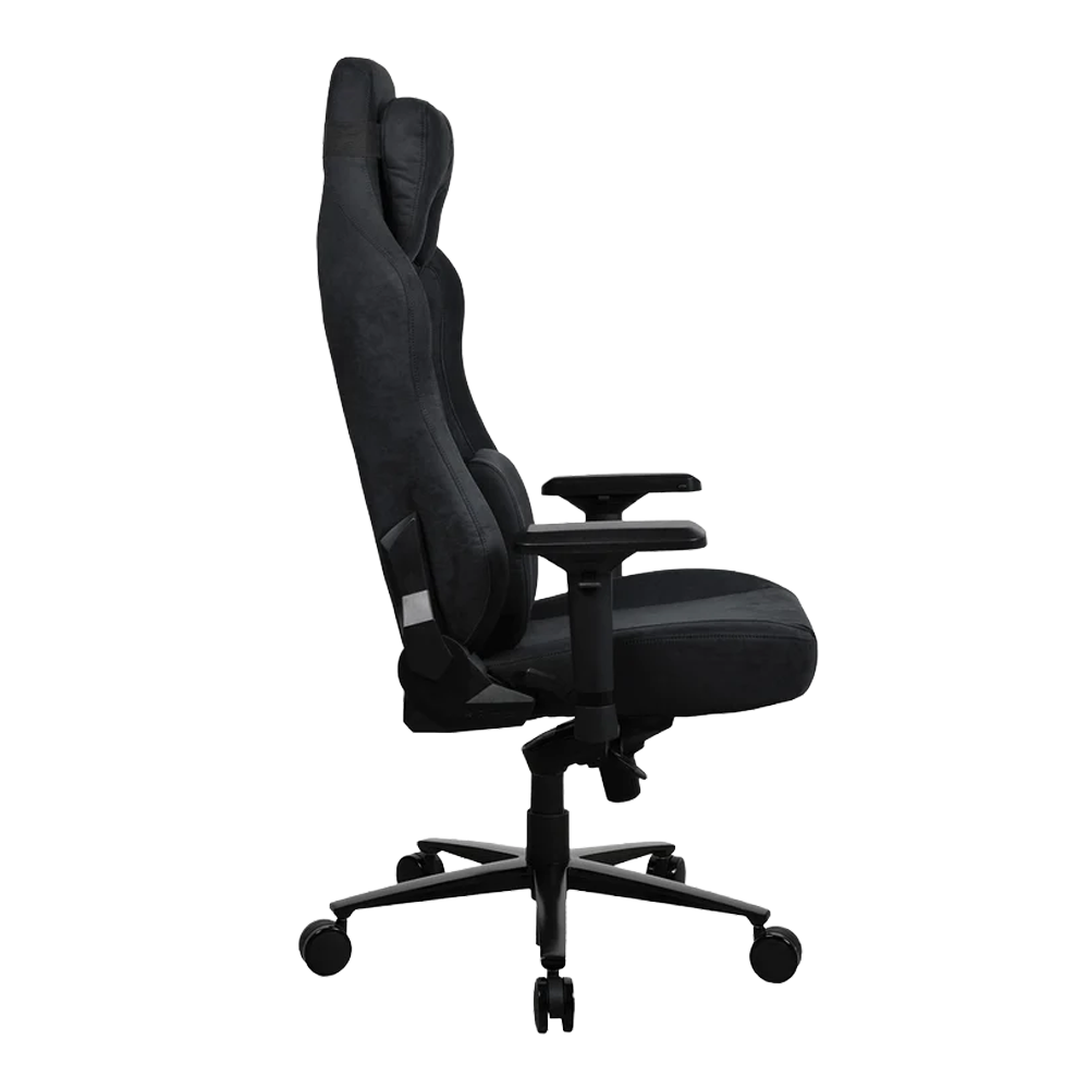 Arozzi Vernazza Super Soft Fabric Gaming Chair (Pure Black) - Image 3