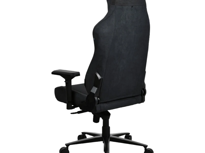 Arozzi Vernazza Super Soft Fabric Gaming Chair (Pure Black) - image 2
