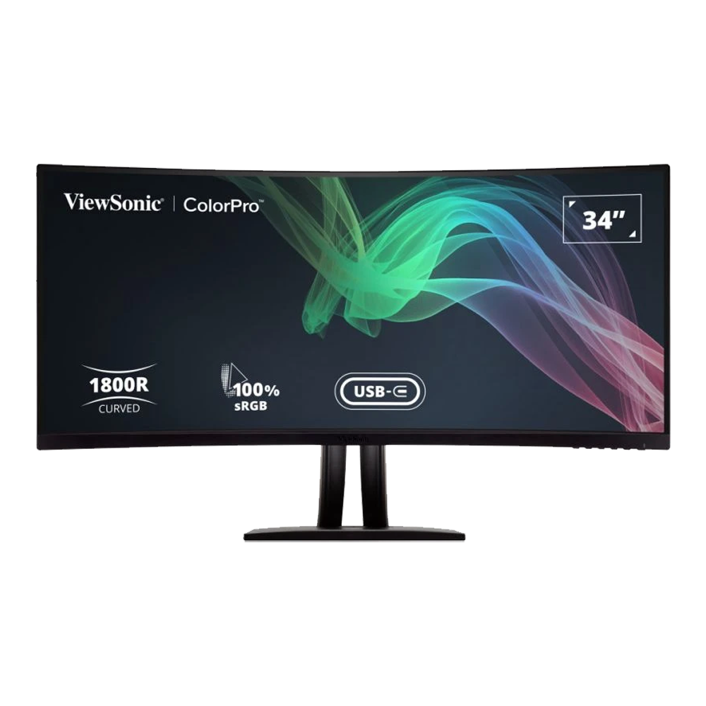 34" ViewSonic VP3481A Frameless Curved 4K UWQHD LED Monitor