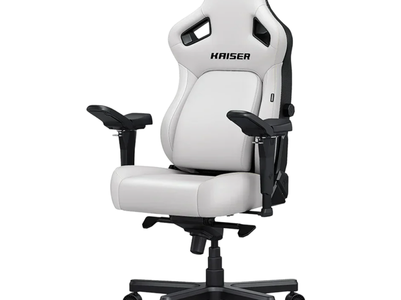 AndaSeat Kaiser 4 L V2 Gaming Chair  (Cloudy White)