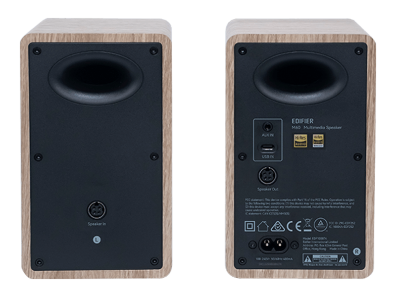 Edifier 2.0 Compact Desktop Speakers M60 – Classic Oak - image 2