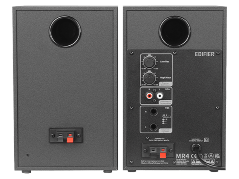Edifier 2.0 Powered Studio Monitor Speakers MR4 – Black - image 3