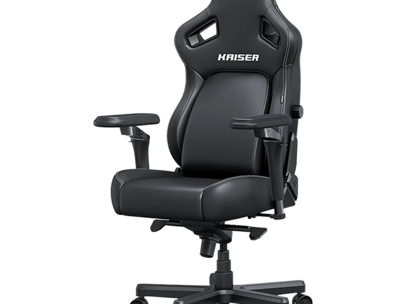 AndaSeat Kaiser 4 V2 L Leather Gaming Chair  (Elegant Black) - image 1