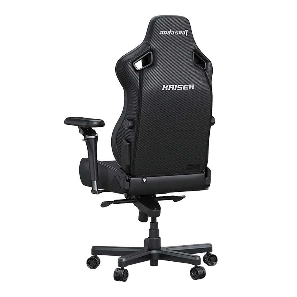 AndaSeat Kaiser 4 XL V2 Leather Gaming Chair (Elegant Black) - Image 2