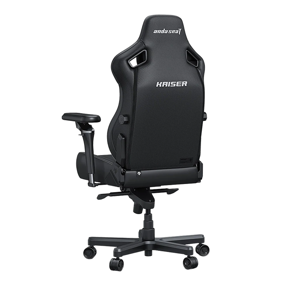 AndaSeat Kaiser 4 XL V2 Leather Gaming Chair (Elegant Black) - Image 2