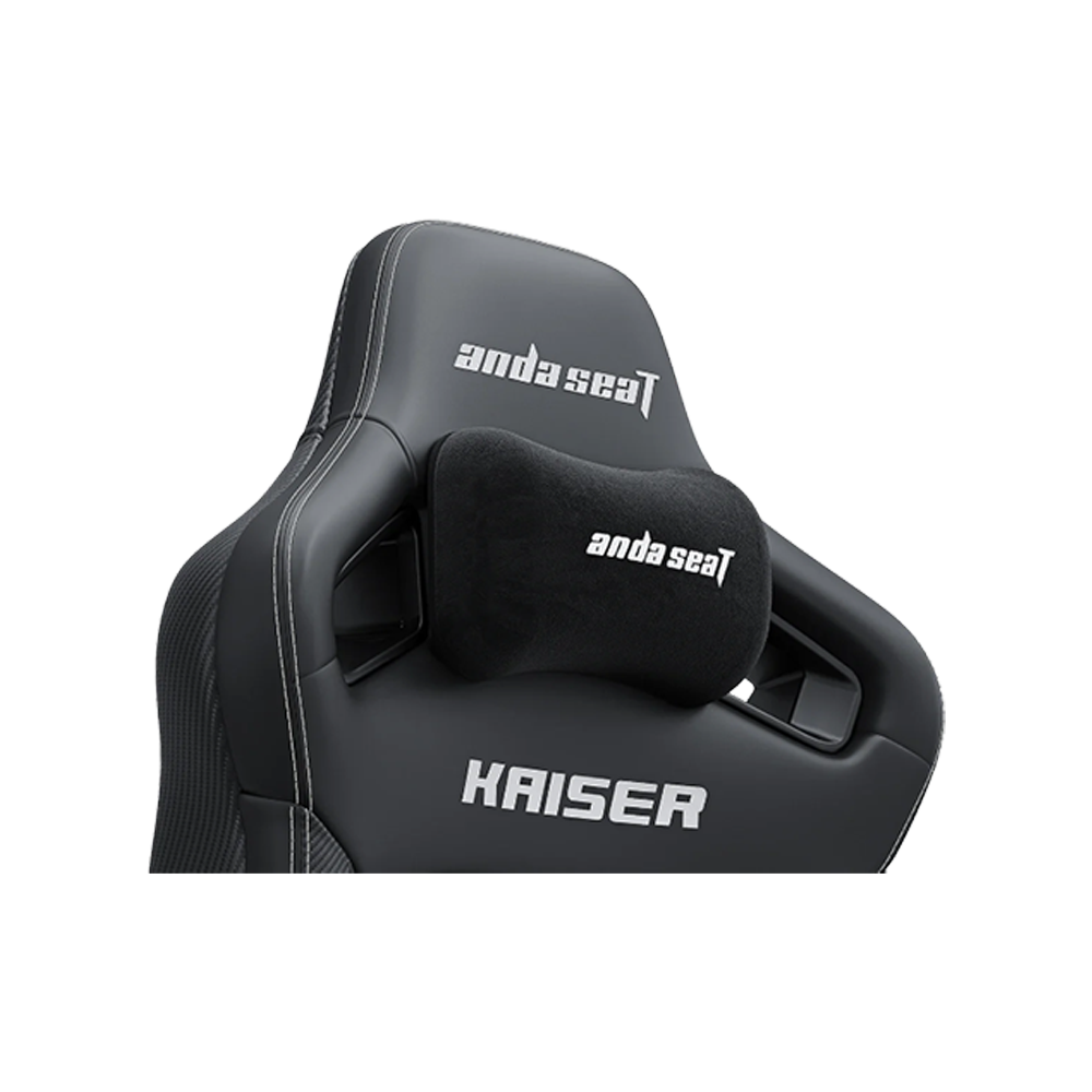 AndaSeat Kaiser 4 XL V2 Leather Gaming Chair (Elegant Black) - Image 5
