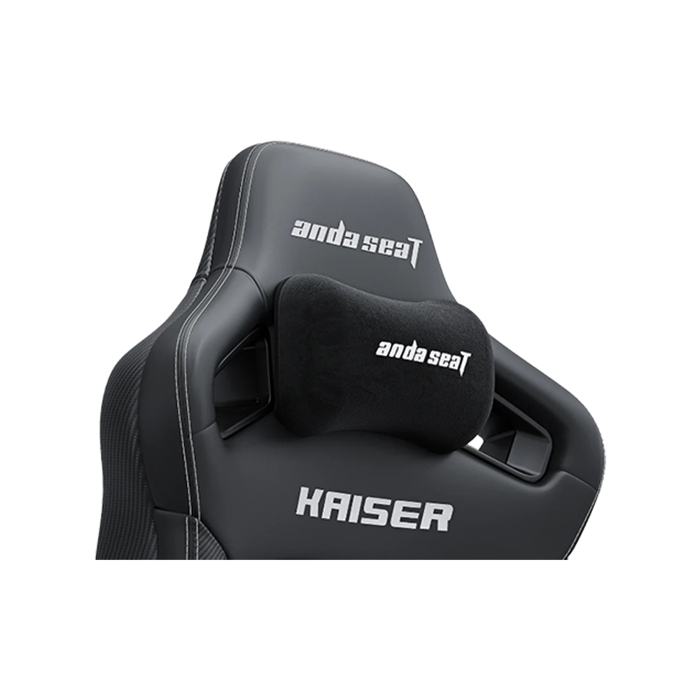 AndaSeat Kaiser 4 XL V2 Leather Gaming Chair (Elegant Black) - Image 5