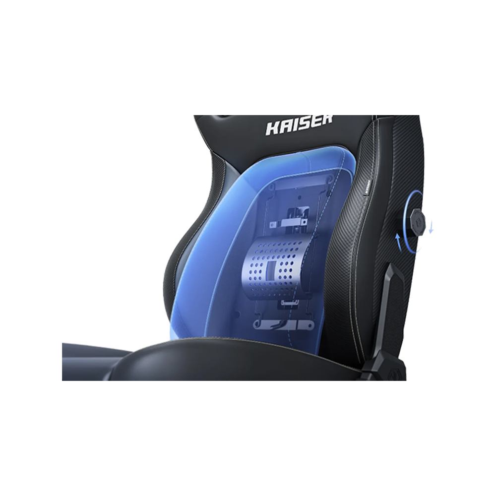 AndaSeat Kaiser 4 XL V2 Leather Gaming Chair (Elegant Black) - Image 6