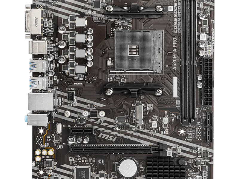 MSI A520M-A PRO, DDR4, AMD AM4 Motherboard - image 2