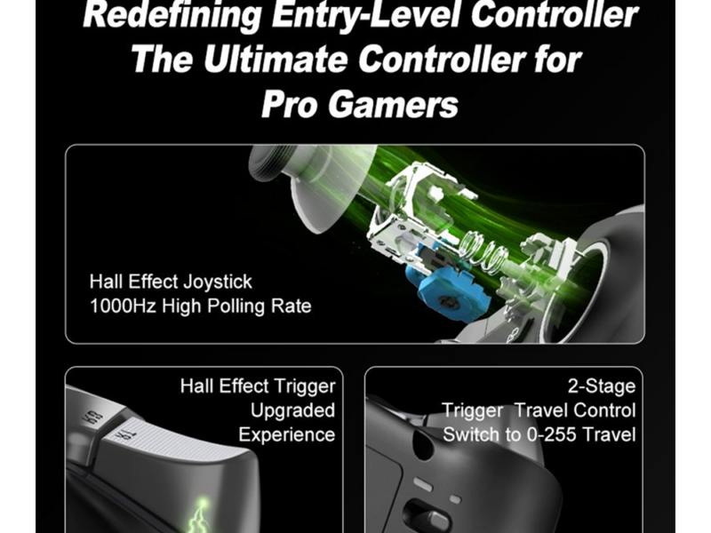 PXN-P5, Wireless Gaming Controller with Dual Vibration - image 5