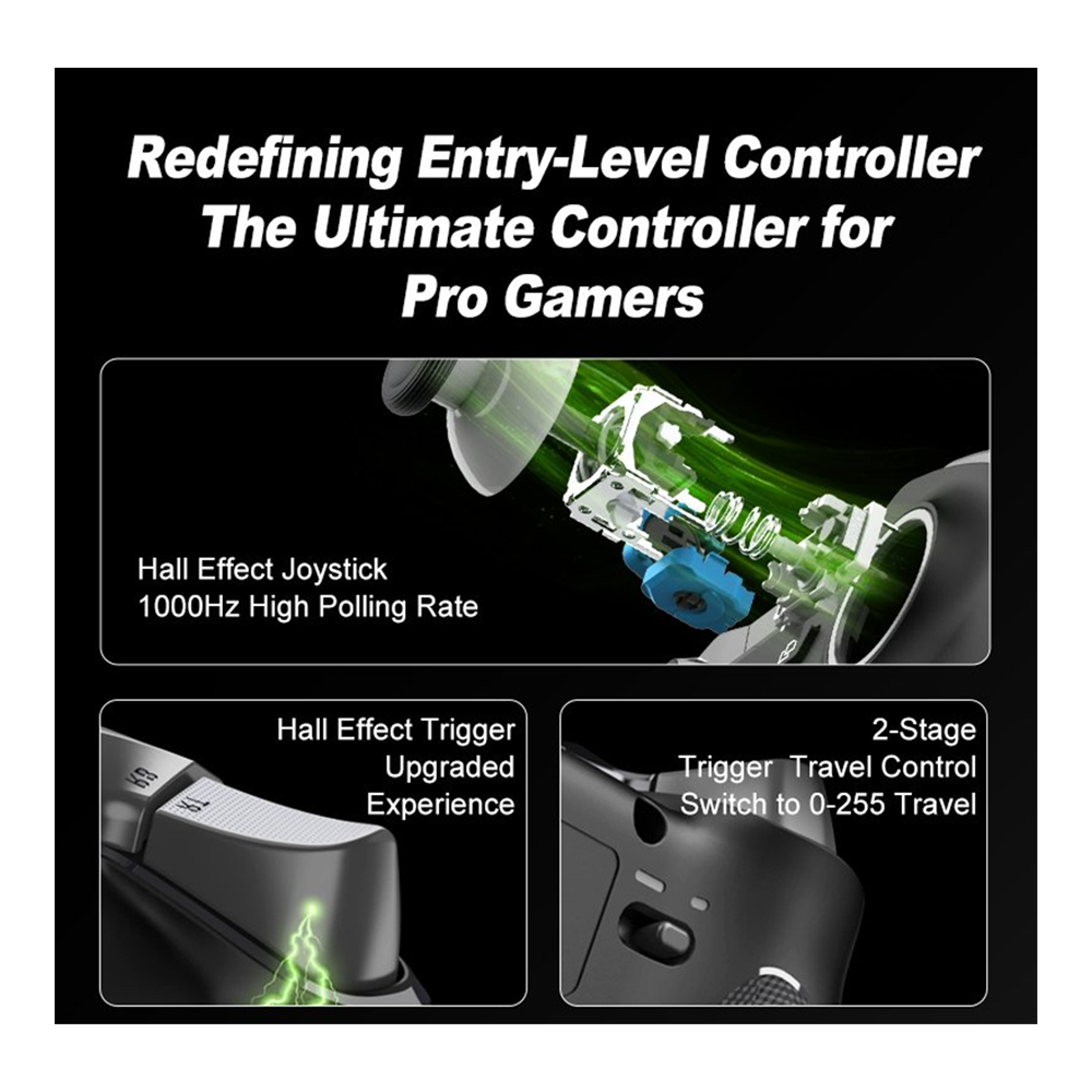 PXN-P5, Wireless Gaming Controller with Dual Vibration - Image 5
