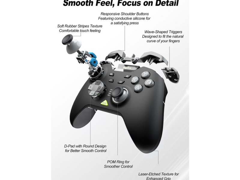 PXN-P5, Wireless Gaming Controller with Dual Vibration - image 3