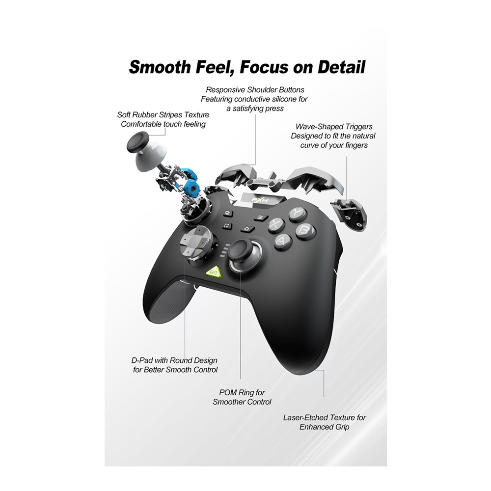 PXN-P5, Wireless Gaming Controller with Dual Vibration - Image 3