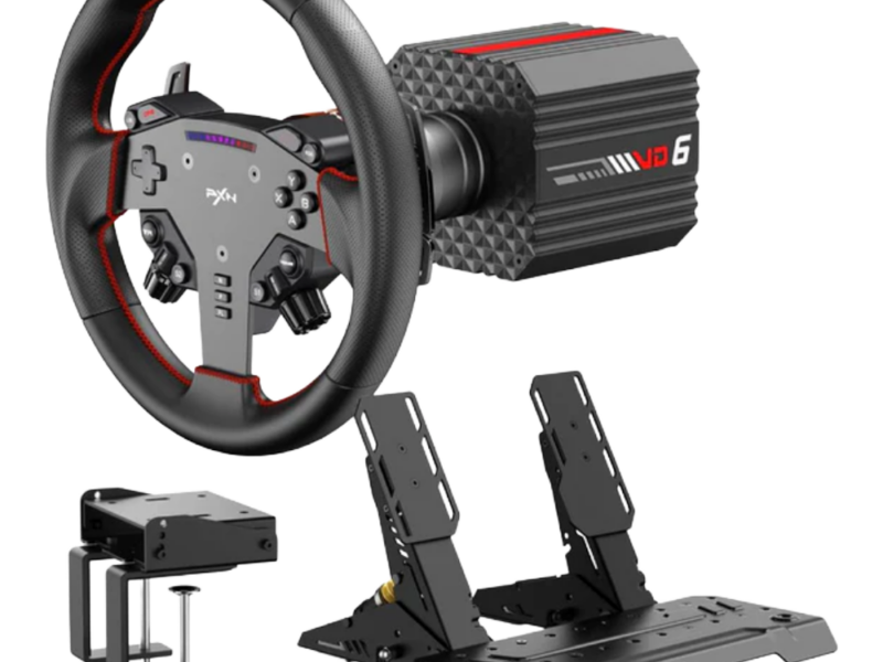 PXN VD6 Bundle Direct Drive Racing Steering Wheel